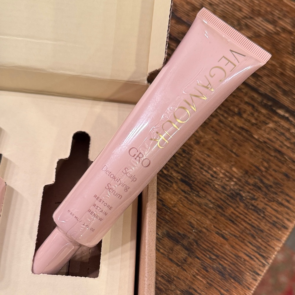 GRO Hair Serum and Detoxifying Serum Set - Pink - Picture 3 of 10